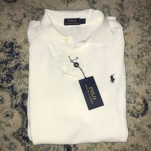 Ralph Lauren White Short Sleeve Polo